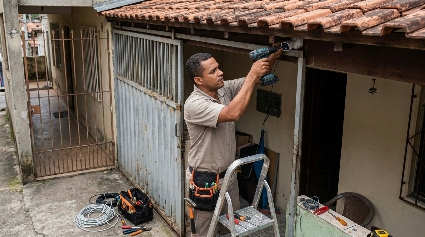 Instalação de Câmeras de Segurança perto de mim em Duque de Caxias‑RJ