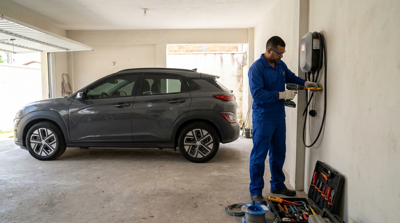Instalação de Carregador de Carro Elétrico perto de mim em Duque de Caxias‑RJ